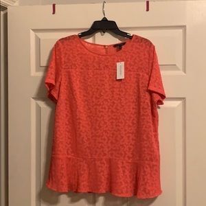 LADIES Peplum Top NWT!